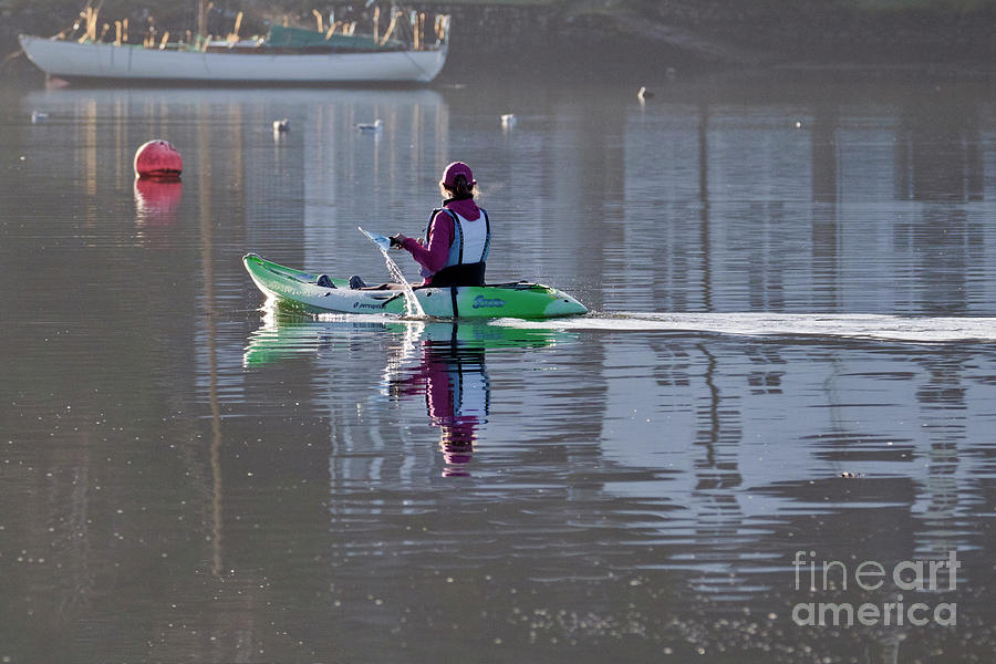 Morning Paddle Photograph by Terri Waters