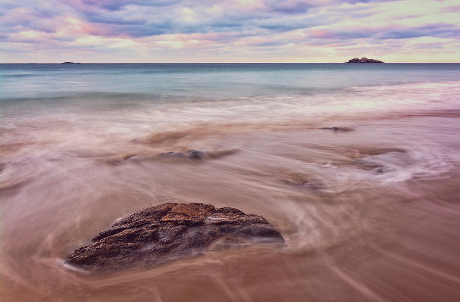 Morning Pastels Singing Beach MA Photograph by Michael Hubley