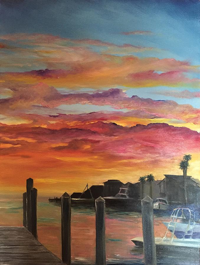 Boat Painting - Morning by Patti Lane