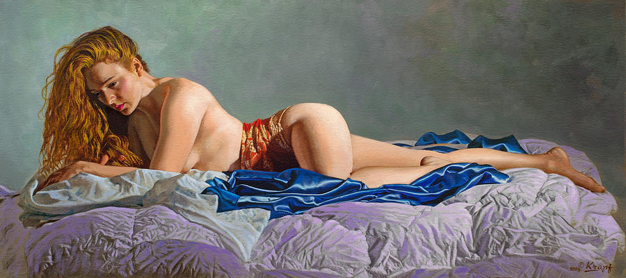 Bed Painting - Morning by Paul Krapf