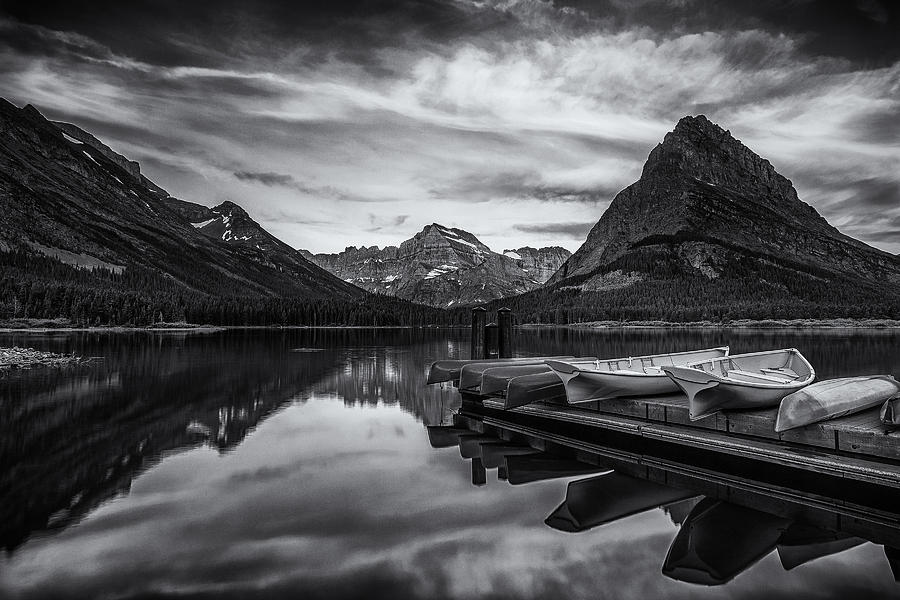 Glacier National Park Photograph - Morning Peace by Andrew Soundarajan
