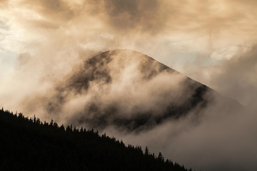 Cloudy Mountains Photograph by Scott Slone