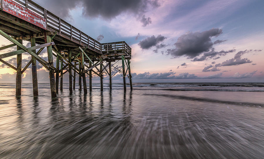 Morning Rush Isle of Palms Photograph by Donnie Whitaker