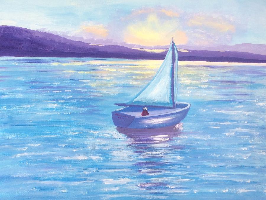 Morning Sail Painting by Barbara Magor