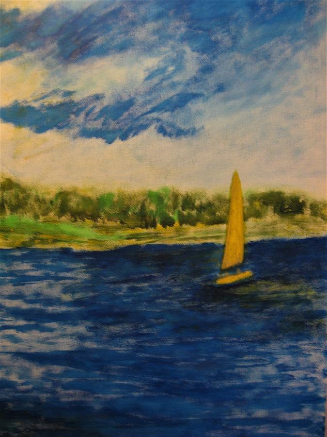 Morning Sail Painting by John Scates