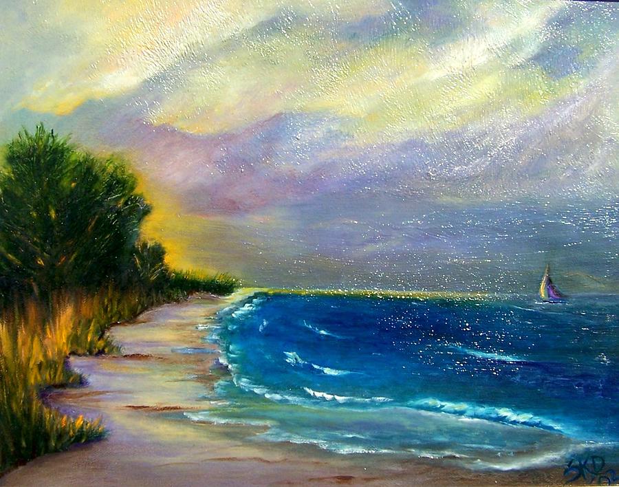 Morning Sail....SOLD Painting by Susan Dehlinger