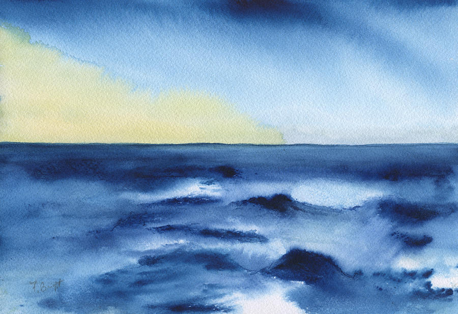 Morning Sea Painting by Frank Bright