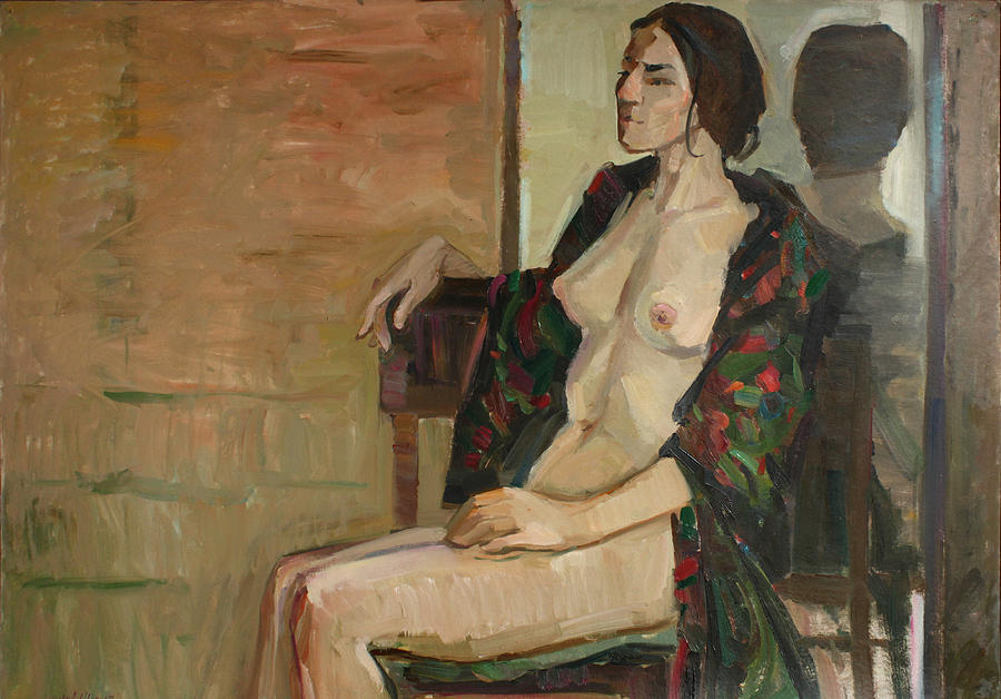 Morning sessing Painting by Juliya Zhukova