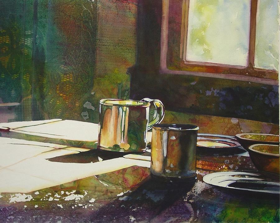 Morning Setting Painting by Marlene Gremillion