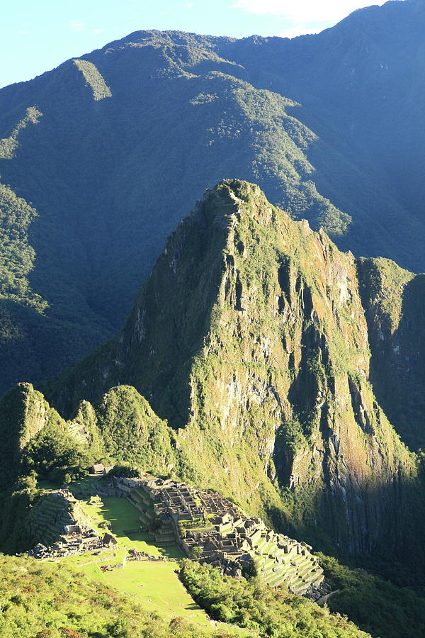 Morning shines on Machu Picchu Photograph by Roupen Baker