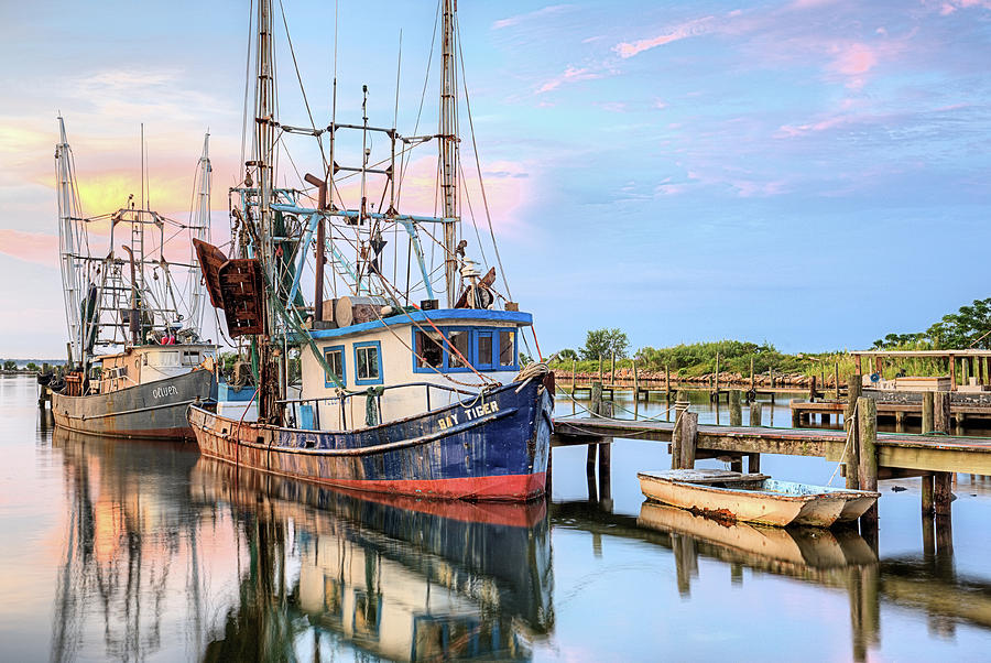 Morning Shrimpers Photograph by JC Findley