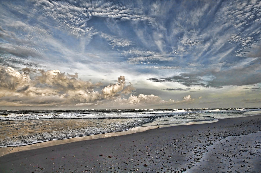 Longboat Key Photograph - Morning Sky At The Beach by HH Photography of Florida Longboat Key Photograph - Morning Sky At The Beach by HH Photography of Florida