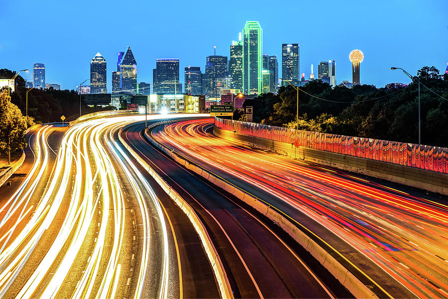 Morning Skyline - Dallas Texas Photograph