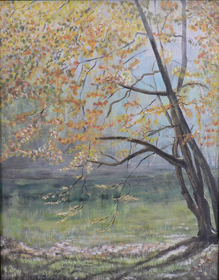 Pond Reflections Painting - Morning Solitude by Dan Bozich Pond Reflections Painting - Morning Solitude by Dan Bozich