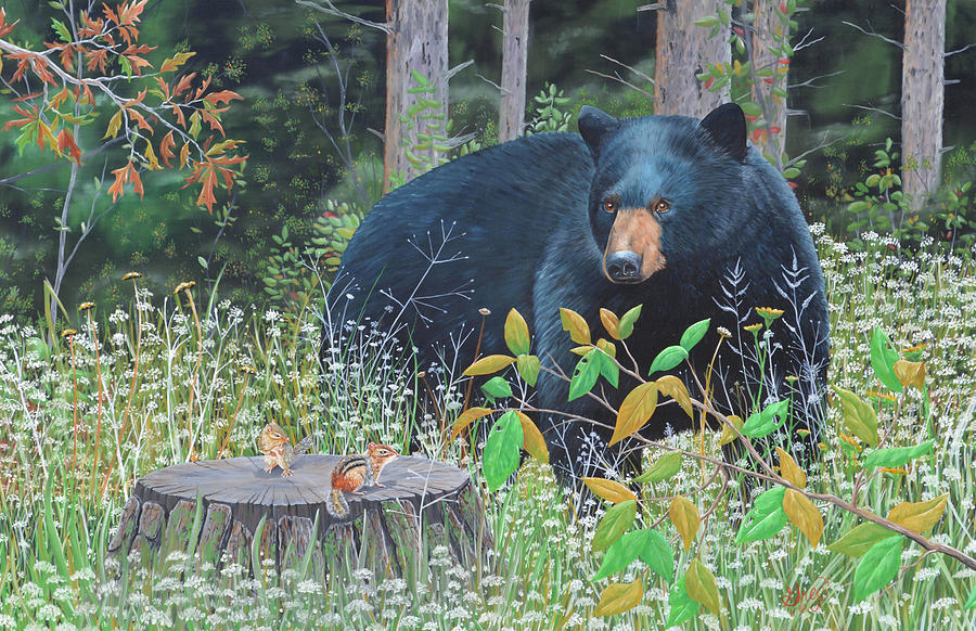 Wildlife Painting - Morning Stroll by Greg Ashcraft