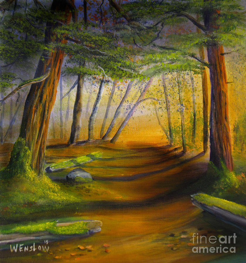 Morning Stroll Painting by Wayne Enslow