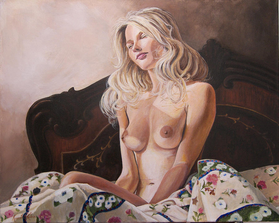 Nude Painting - Morning Sun by Kenneth Kelsoe