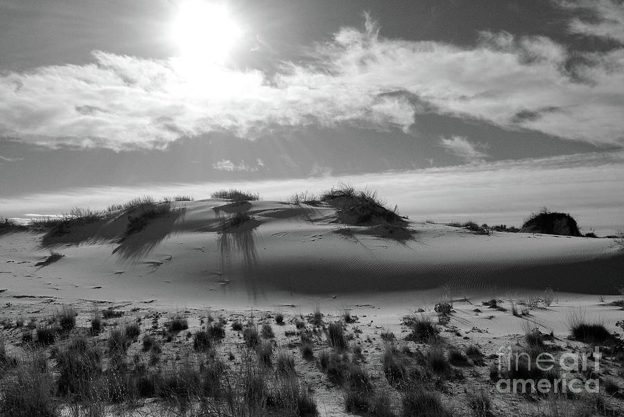 Morning sun over White Sands Photograph by Jeff Hubbard