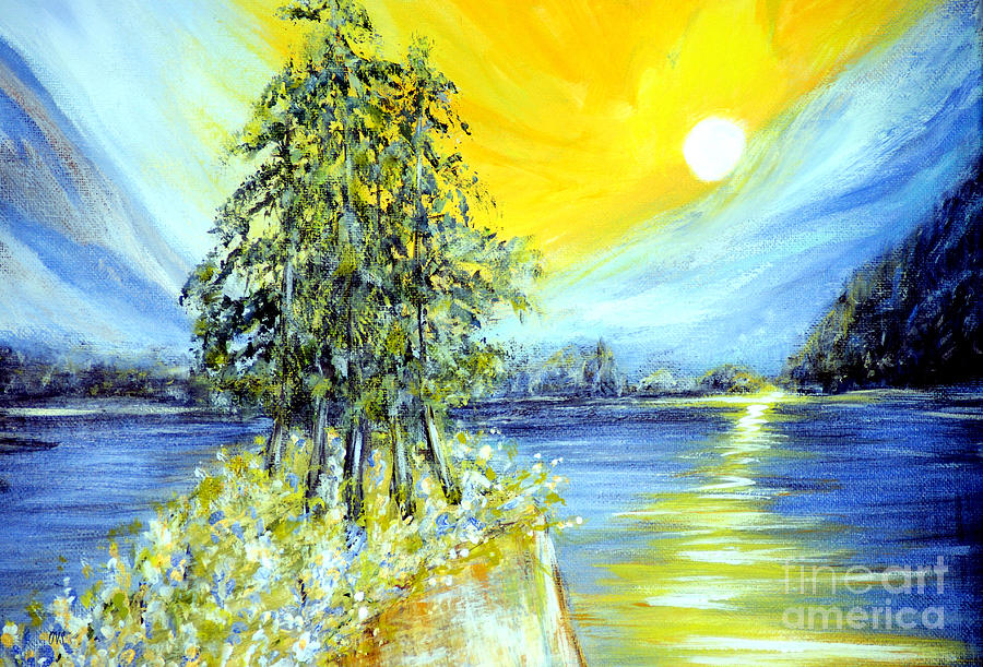 Morning Sunrise 6.2 Painting by Oksana Semenchenko