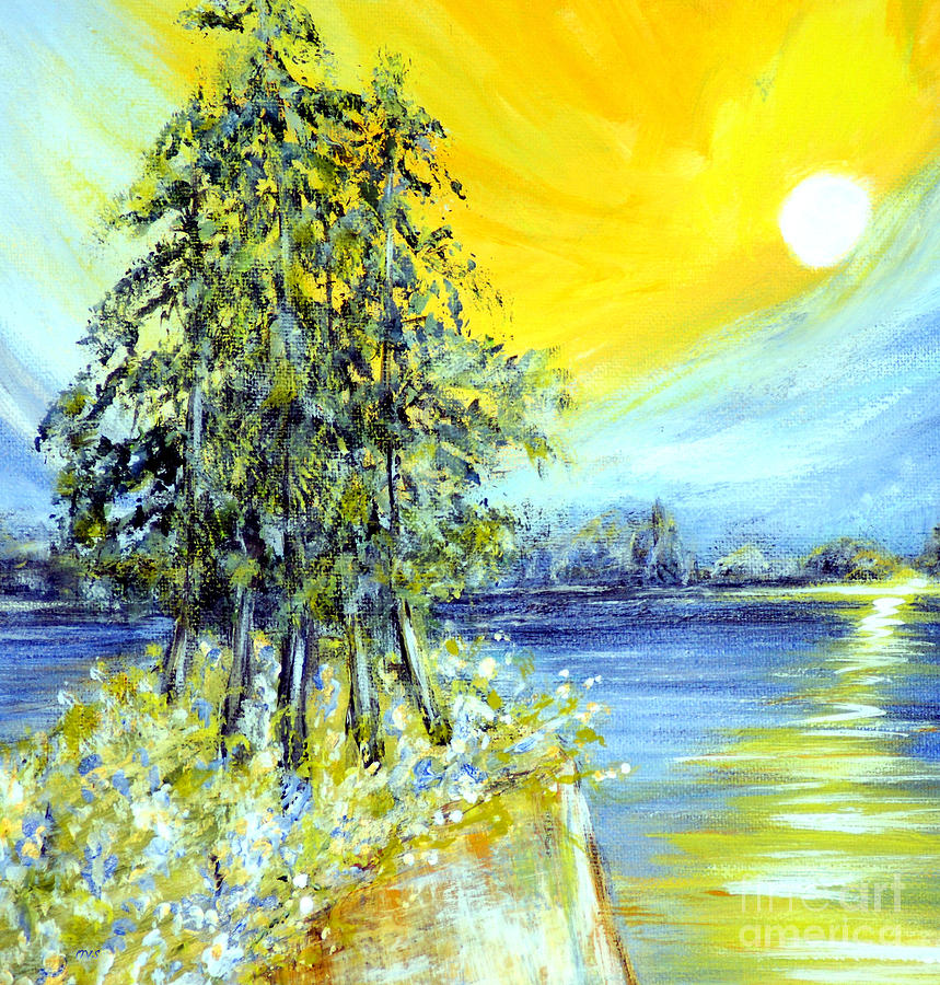 Morning Sunrise 6.3 Painting by Oksana Semenchenko