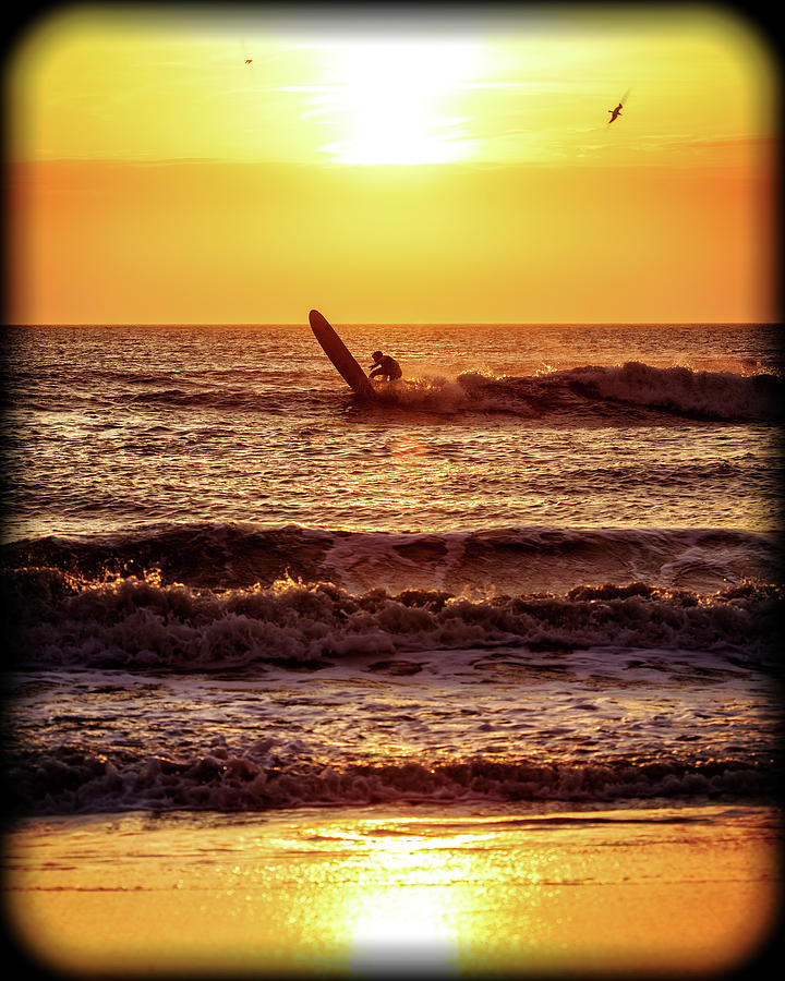 Morning Surf Photograph by Alan Raasch