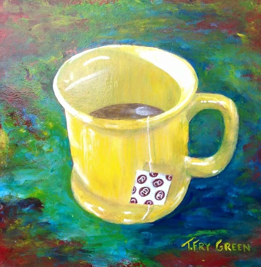 Morning Tea Painting by Teresa Fry