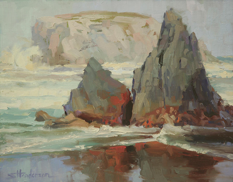 Nature Painting - Morning Tide by Steve Henderson