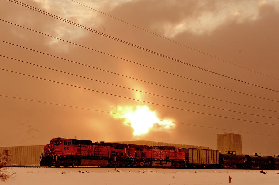 Morning Train 2 Photograph by Scott Sawyer