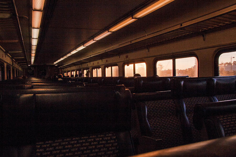Morning train Photograph by Brian Green