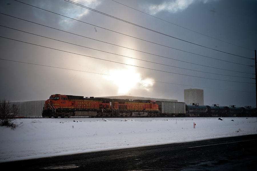 Morning Train Photograph by Scott Sawyer