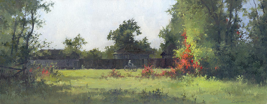 Tree Painting - Morning by Vitaly Varyakin