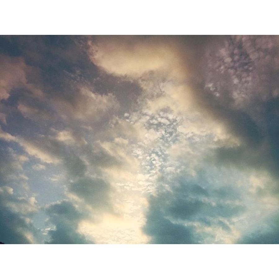 Lookup Photograph - Mornings Beauty #cloudloversoftheworld by Joan McCool