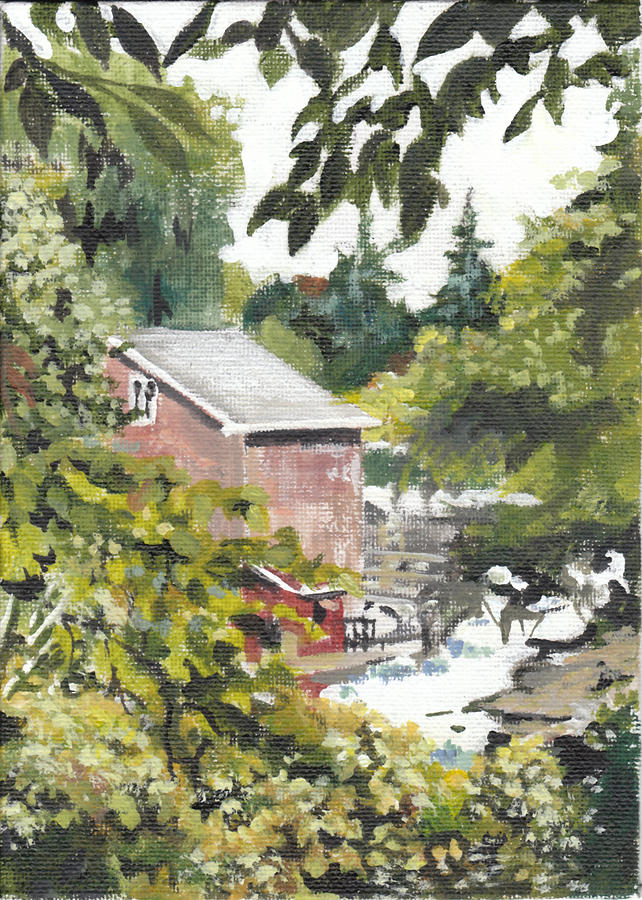 Morningstar Mill Painting by Sarah Lynch