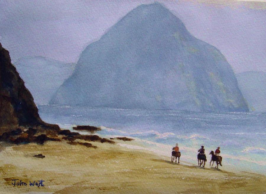 Moro Bay Painting by John West