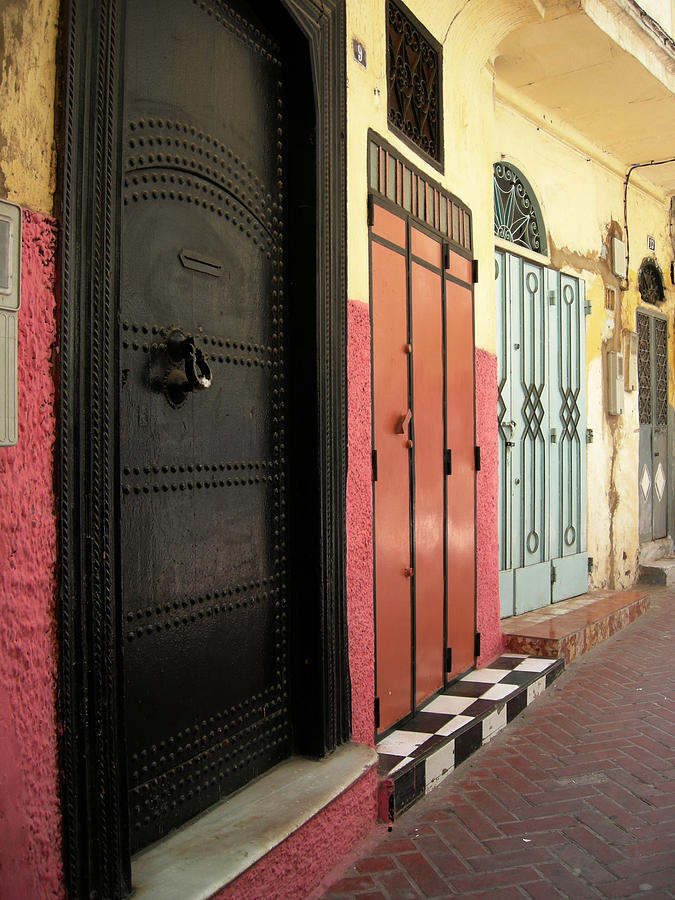 Morocco Photograph - Moroccan Doors by Fay Lawrence
