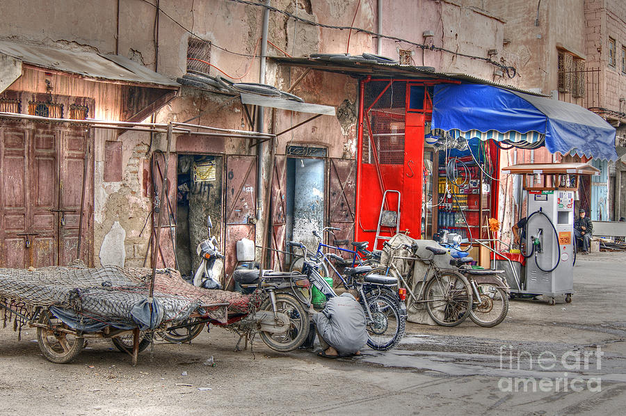 Moroccan Gas Station Photograph by David Birchall