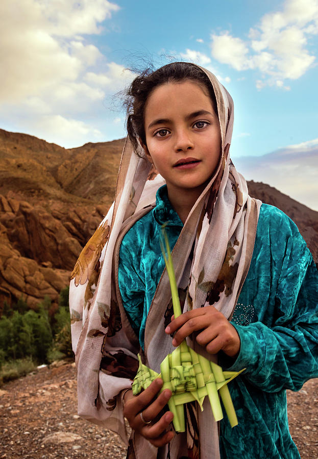 Moroccan Girl Photograph by Maureen Fahey
