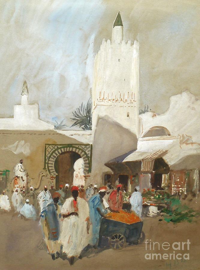 Moroccan Souk Painting by MotionAge Designs - Fine Art America