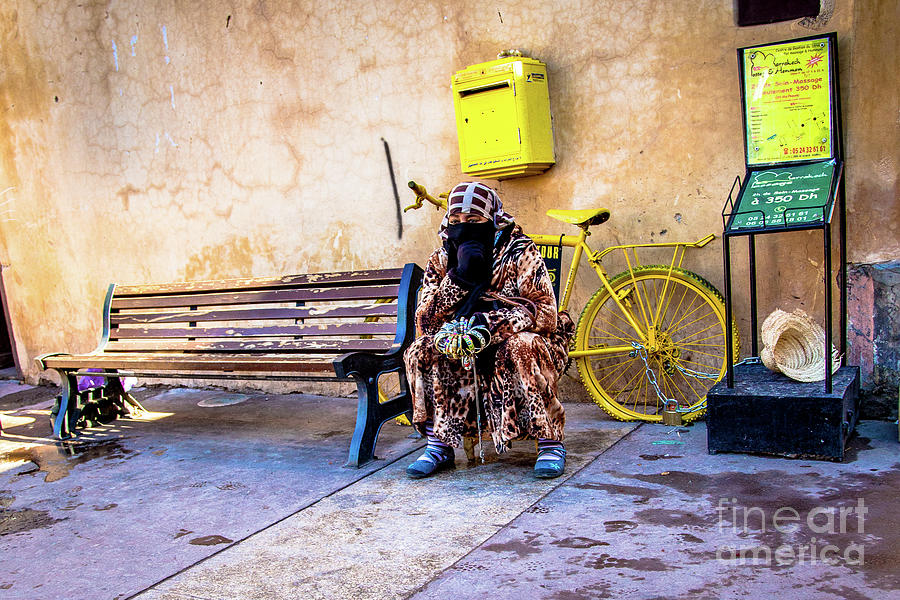 Moroccan Vendor Taking a Break Photograph by Rene Triay FineArt Photos