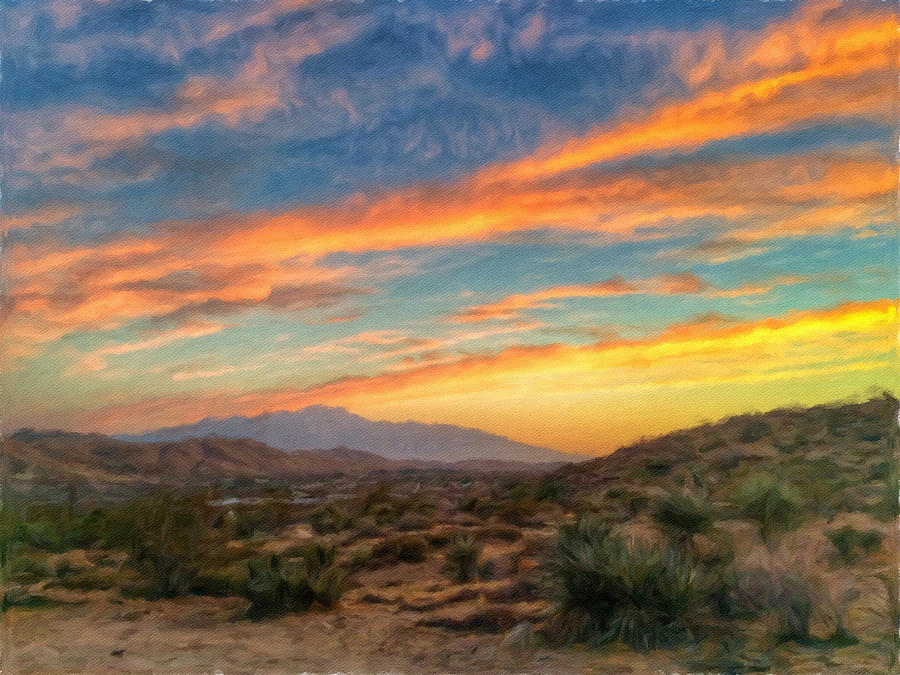 Morongo Valley Sunset Photograph by Snake Jagger