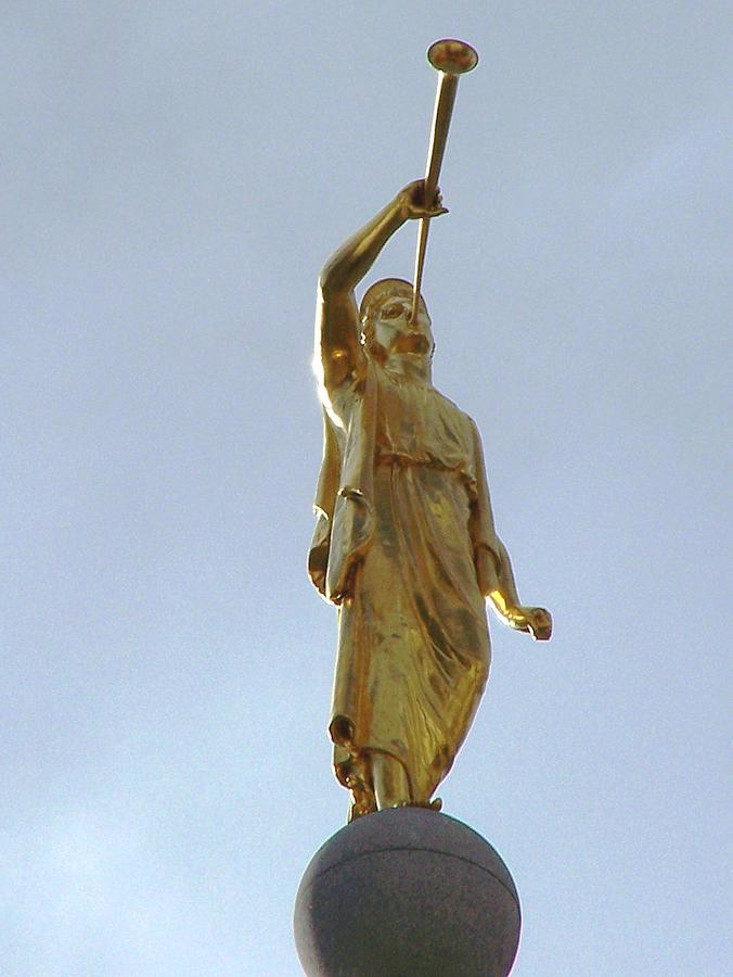 Moroni Statue Photograph by Mark Cheney