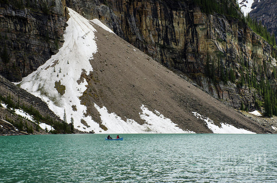 Morraine Lake Talus Slope Photograph by Bob Christopher