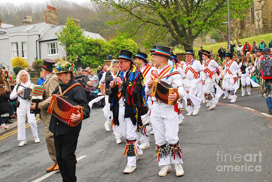 Morris dancers at Jack In The Green Photograph by David Fowler