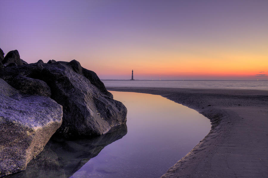 Morris Island Lighthouse Before Sunrise Photograph by Dustin K Ryan