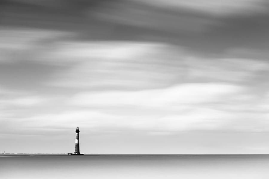 Morris Island Lighthouse BW Photograph by Ivo Kerssemakers