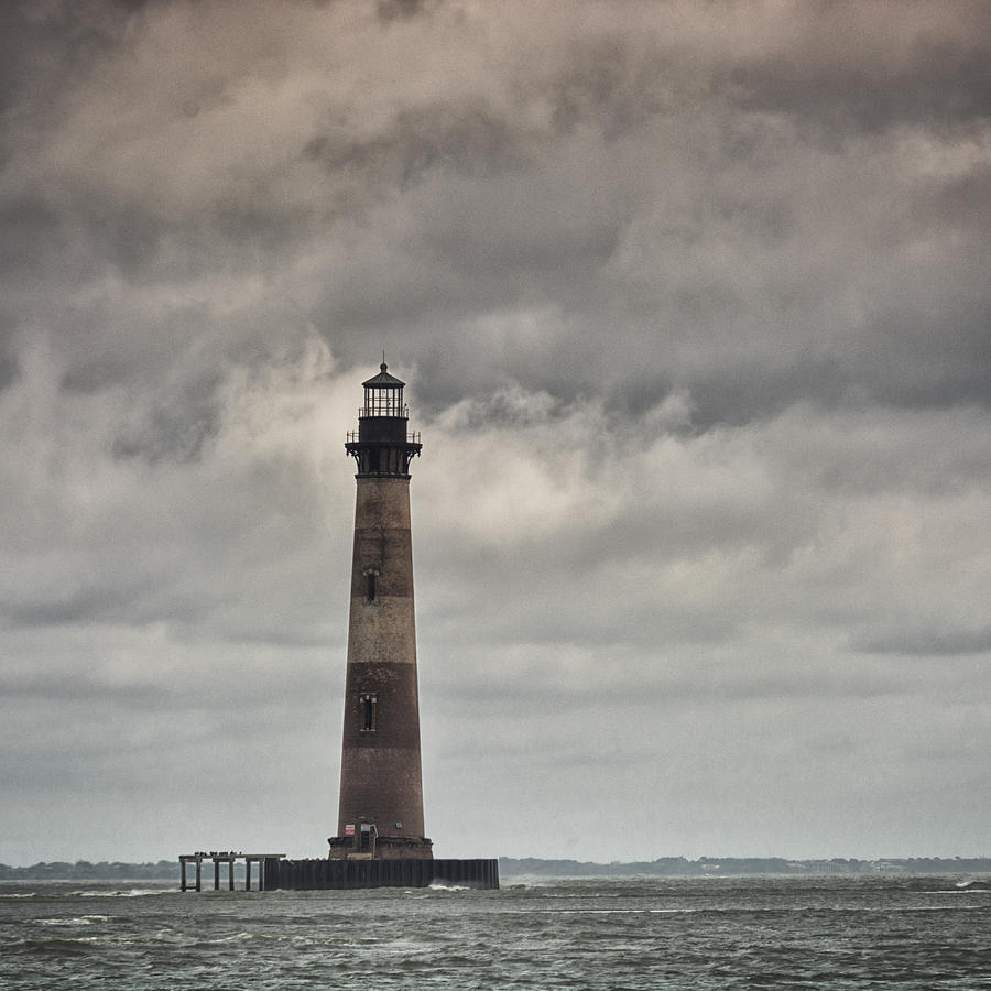 Morris Island Lighthouse Photograph by Robert Fawcett