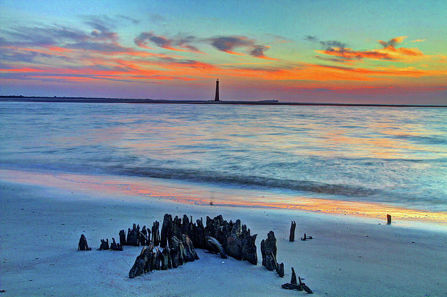Morris Island Lighthouse Photograph by Scott Mahon