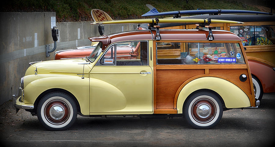 Morris Minor 1000 Woody Wagon Photograph by AJ Schibig