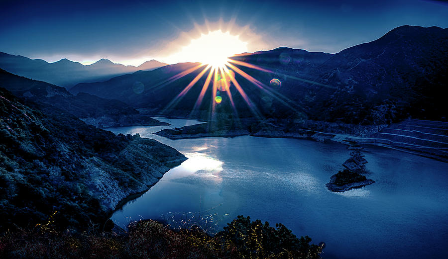 Morris Reservoir Sunrise Photograph by Joseph Hollingsworth