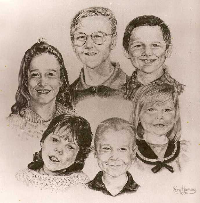 Morrison Grandchildren Drawing by Clare Harvey - Fine Art America